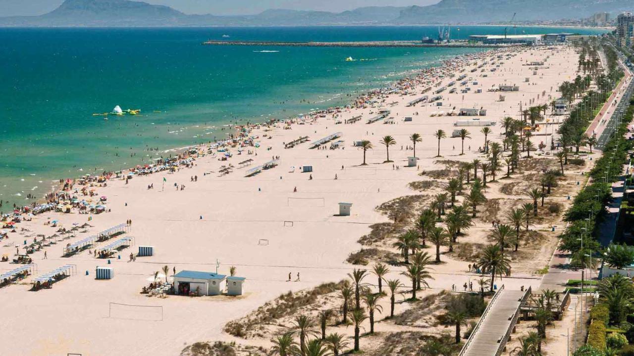 גאנדיה Apartamento Cala Blanca Solo Familias מראה חיצוני תמונה